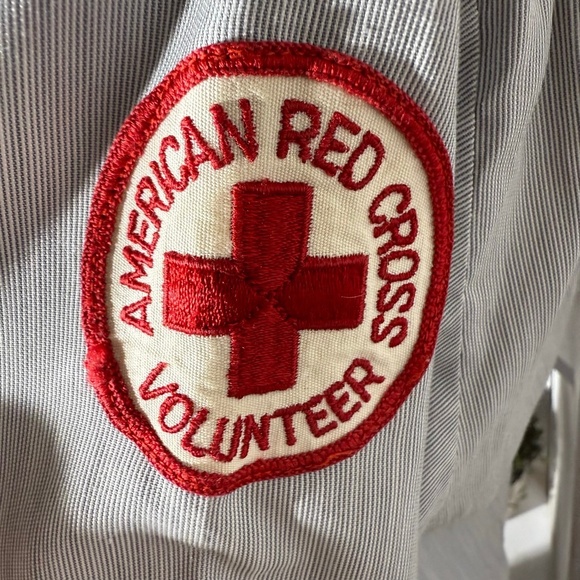 Vintage WWII American Red Cross Dilly Volunteer Nurse Uniform Dress/Hat sz M - Picture 14 of 16